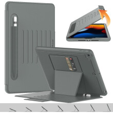 [Enduro Case] Tough Strong Magnetic & Flip Case [Auto Sleep/Wake] Cover with Multi-Angle Stand & Card Slot For Apple iPad 10.2" 2021-2019 9th-7th Gen