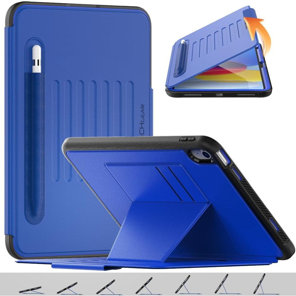 [Enduro Case] Tough Strong Magnetic & Flip Case [Auto Sleep/Wake] Cover with Multi-Angle Stand & Card Slot For Apple iPad 10th Generation 10.9"