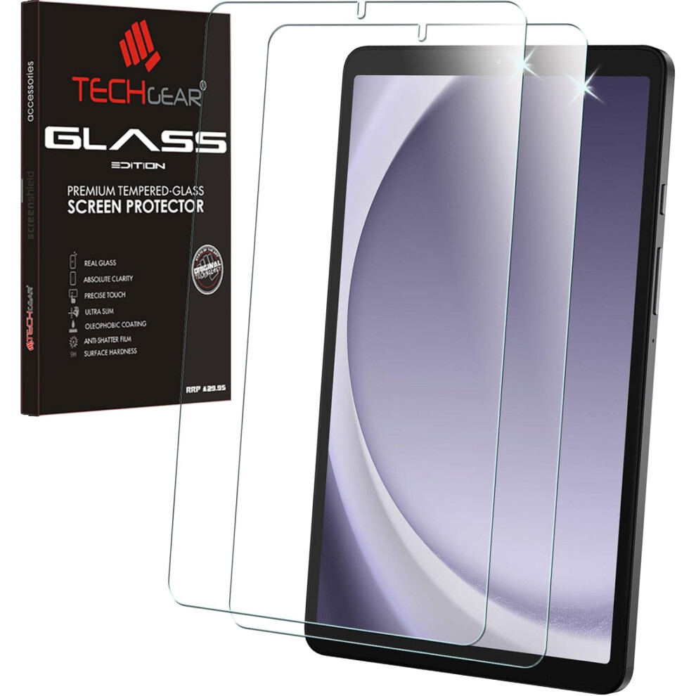 2 Pack Samsung Galaxy Tab A9 Plus 11" (SM-X210 / SM-X215) Tempered Glass Screen Protectors