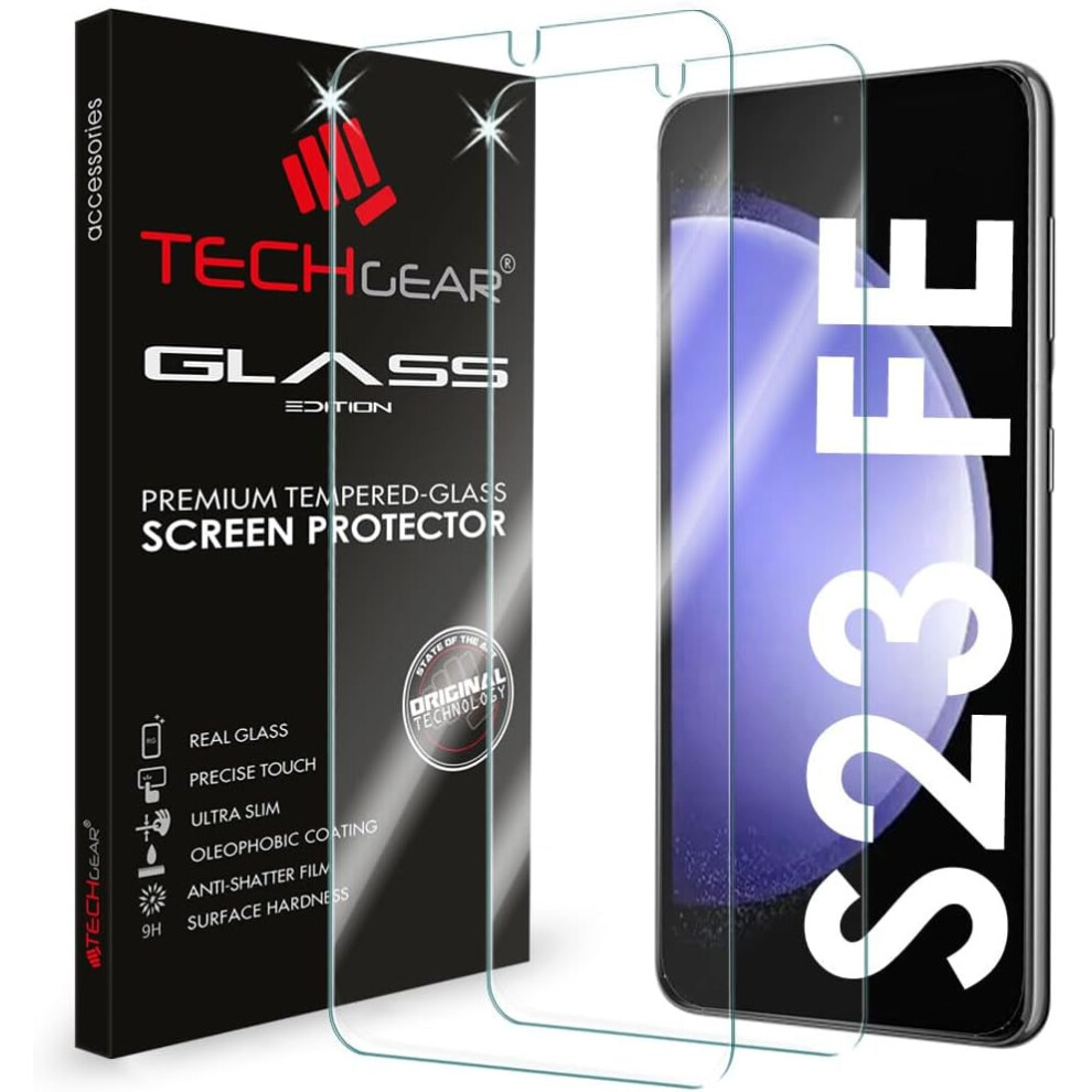 [2 Pack] Samsung Galaxy S23 FE 5G Tempered Glass Screen Protectors