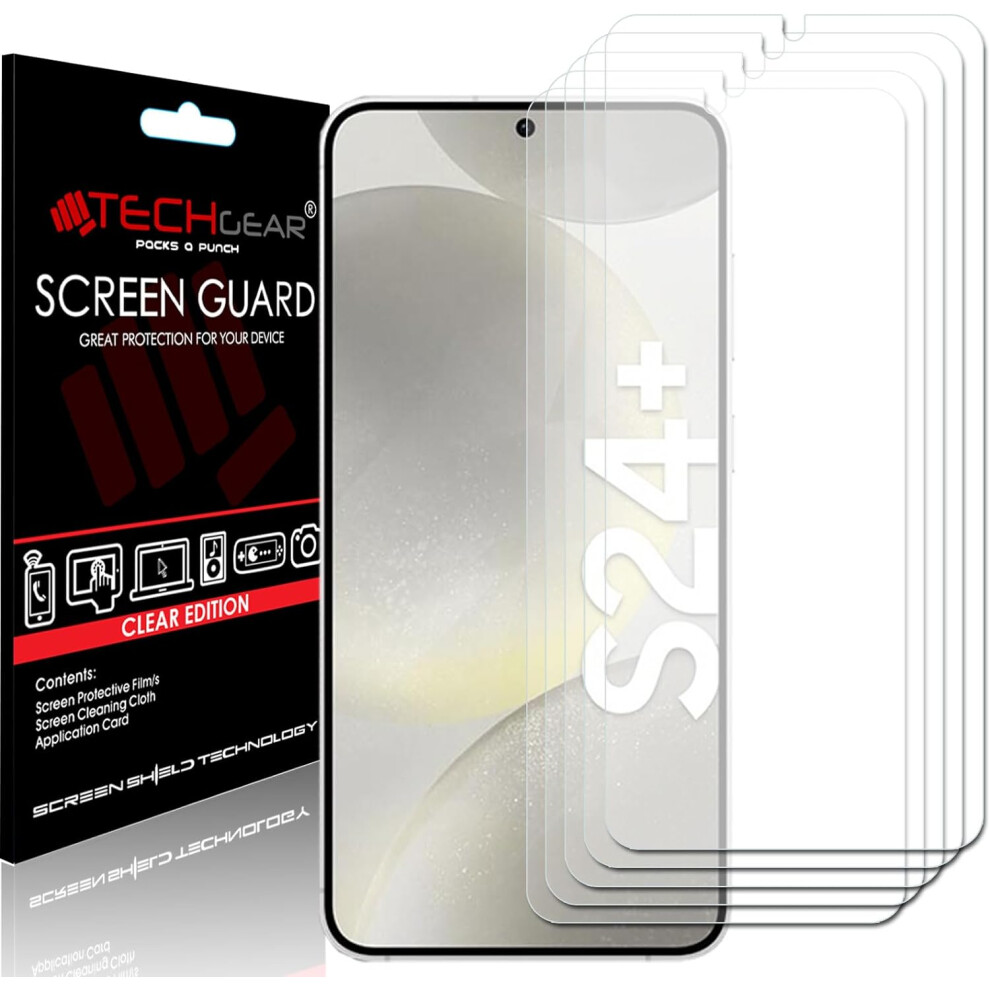 [5 Pack] Samsung Galaxy S24 Plus Clear Film Screen Protector