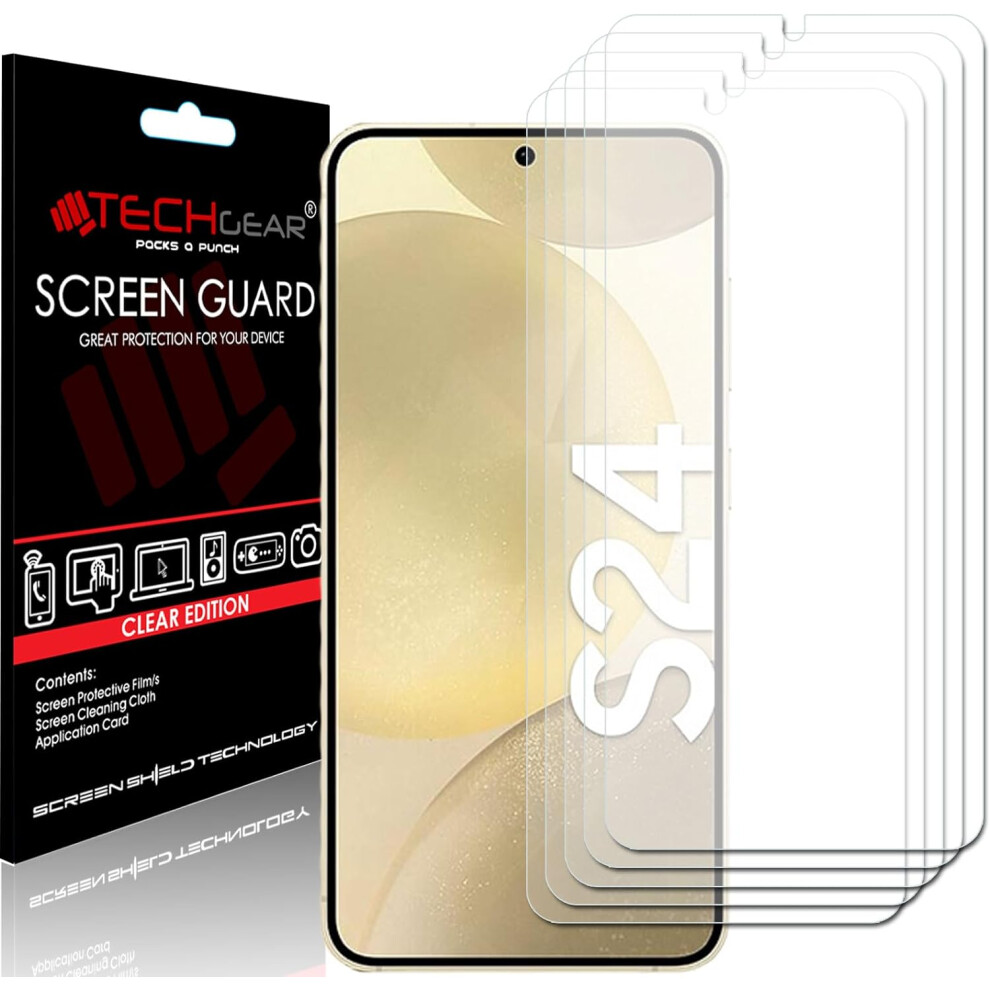 [5 Pack] Samsung Galaxy S24 5G Clear Film Screen Protector