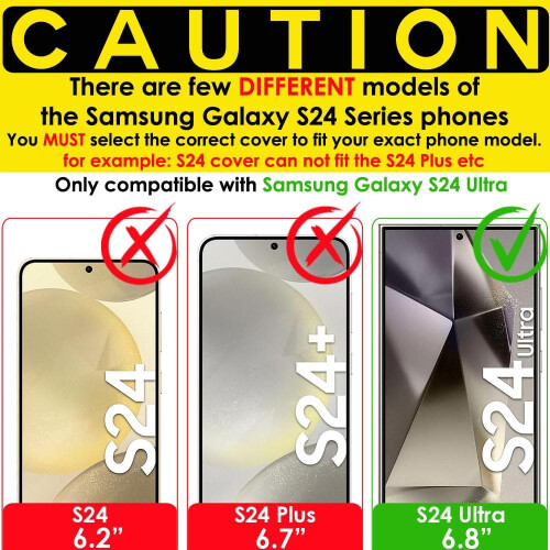 Techgear Samsung Galaxy S24 Ultra Full Coverage 3D Tempered Glass Screen Protectors 1