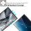 Techgear Samsung Galaxy S24 Ultra Full Coverage 3D Tempered Glass Screen Protectors 6