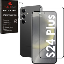 Samsung Galaxy S24 Plus Full Tempered Glass Screen & Camera Lens Protector - 9H, Ultra-Thin, Scratch-Resistant, Bubble-Free Install