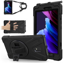 TECHGEAR X-Case Rugged Case for Samsung Galaxy Tab Active 5 8.0in SM-X306 - Heavy-Duty, Shockproof, 360 Stand, Hand & Shoulder Straps