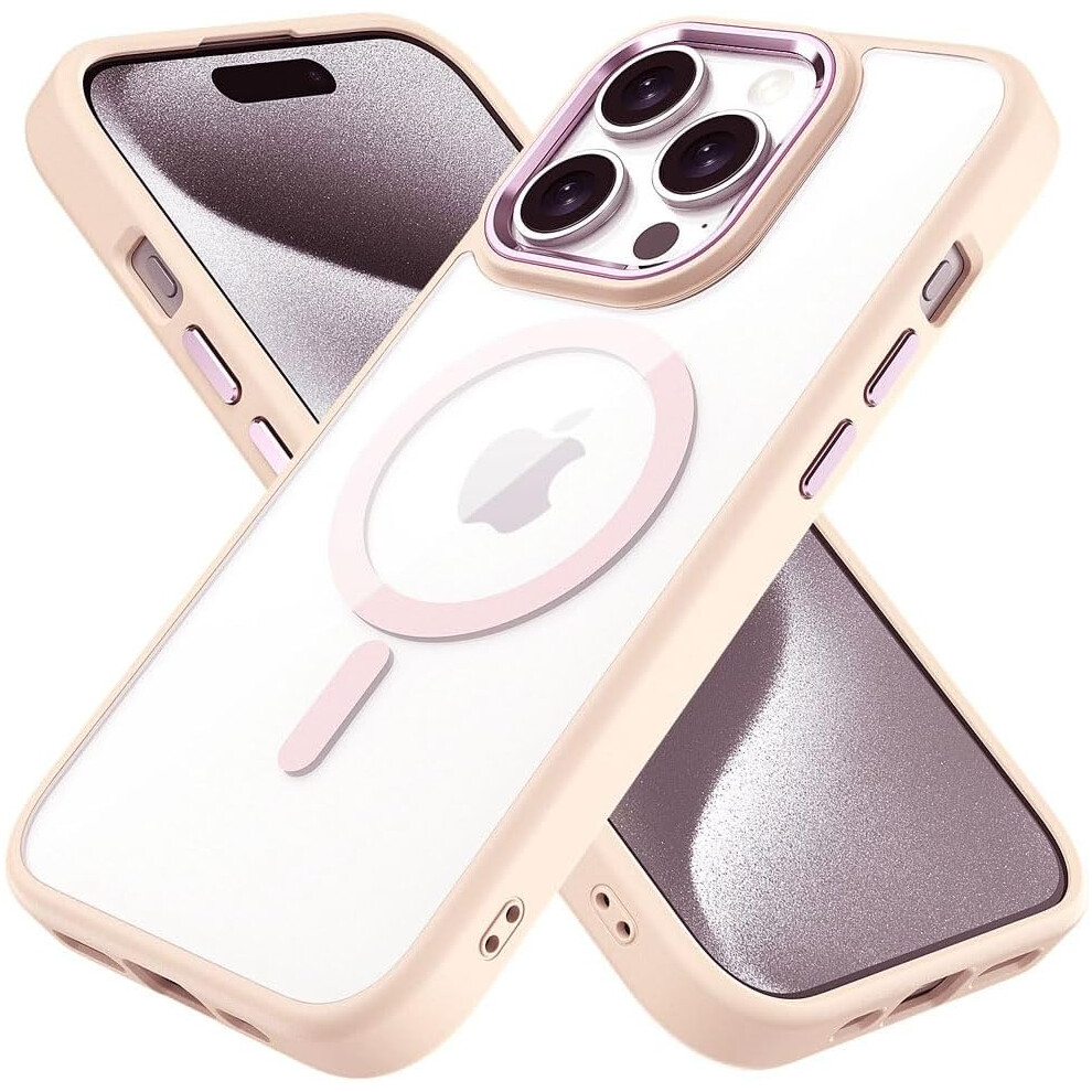 iPhone 15 Pro Max Tough MagSafe Case [Magnetic Fusion] Premium Tough Rugged Protective Case Slim Heavy Duty Protection with Clear Back-image-OPC-PDSHPZZ-NEW