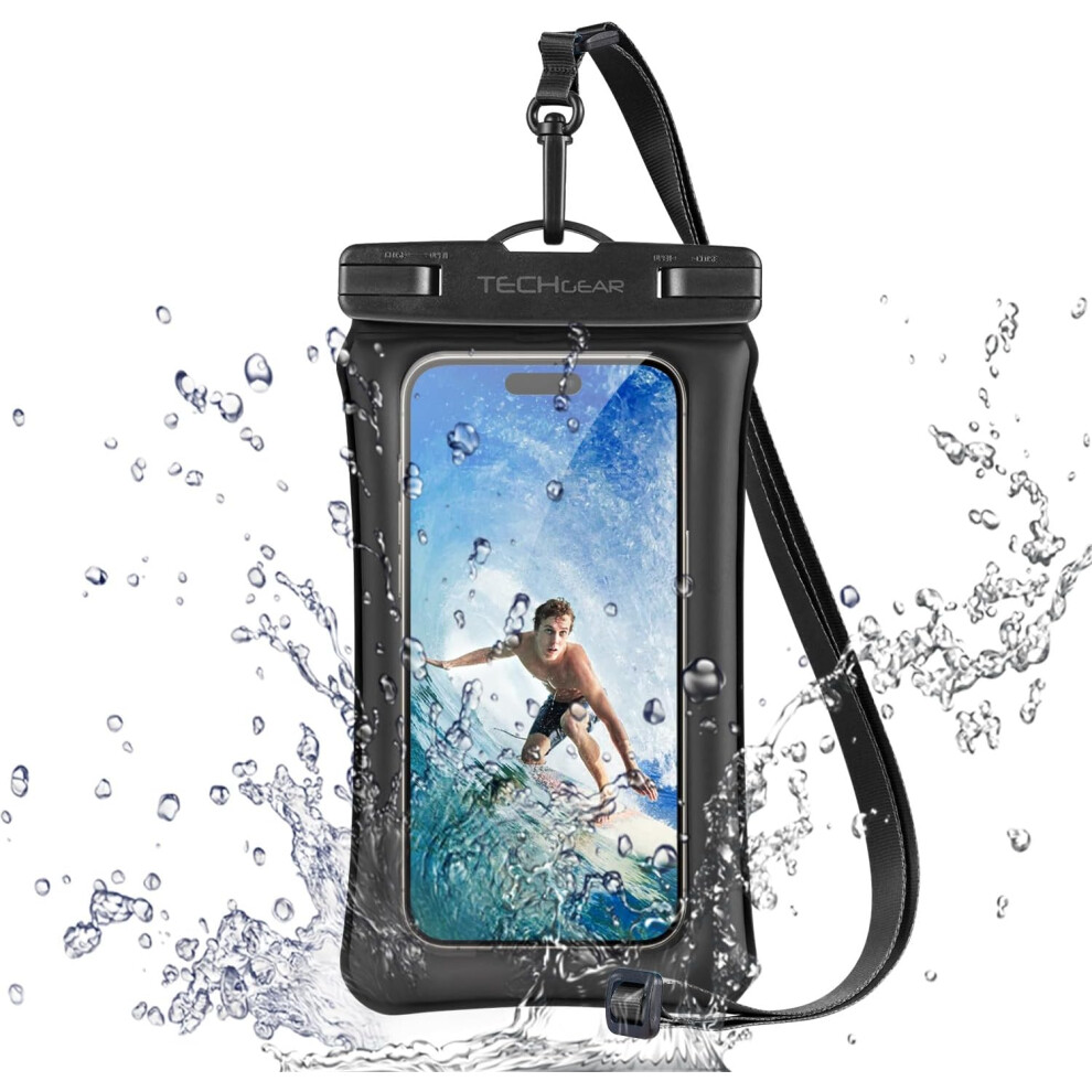 Ipx8 Floating Waterproof Phone Case For Swimming, Waterproof Phone Bag With Lanyard For Iphone 15 14 13 12 Samsung S24 S23+ A54 And More Upto 7" Phone 5056284482662
