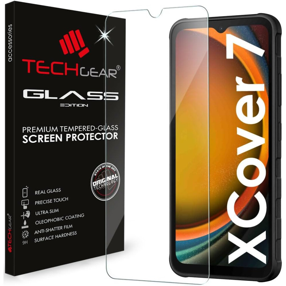 Techgear Samsung Xcover 7 Tempered Glass Screen Protectors