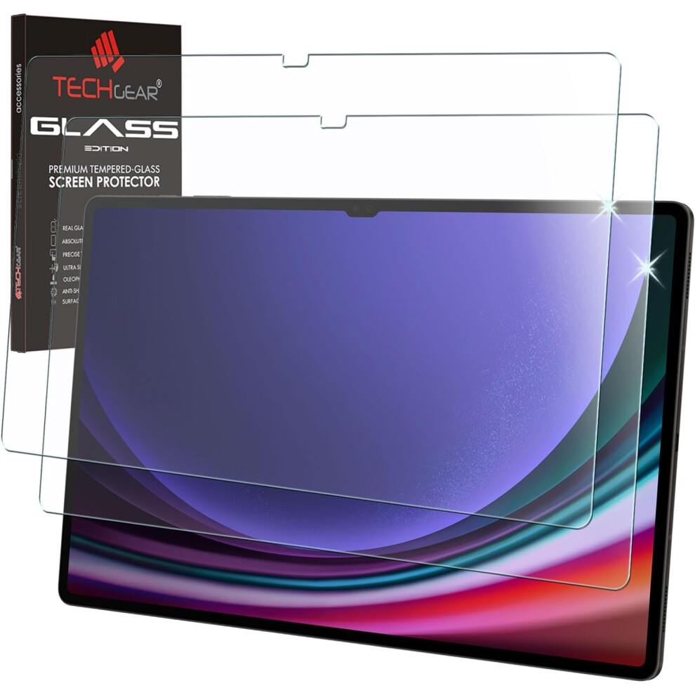 2 Pack Samsung Galaxy Tab S9 Ultra (SM-X910, SM-X916 Series) Tempered Glass Screen Protectors