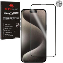 3D GLASS Edition for iPhone 15 Pro Max, [FULL Screen Adhesion] & [Full Coverage] Tempered Glass Screen Protector Guard Cover