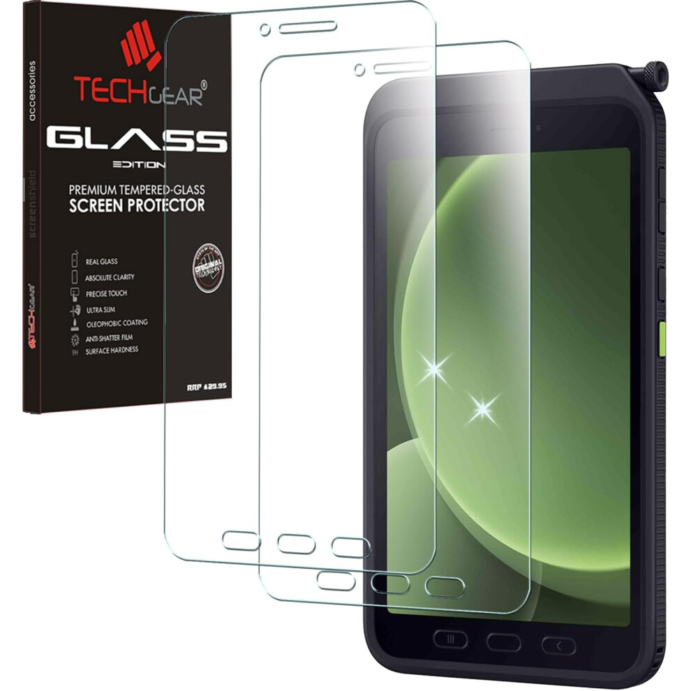 2 Pack Samsung Galaxy Tab Active 5 8.0" 2024 (SM-X306) Tempered Glass Screen Protectors