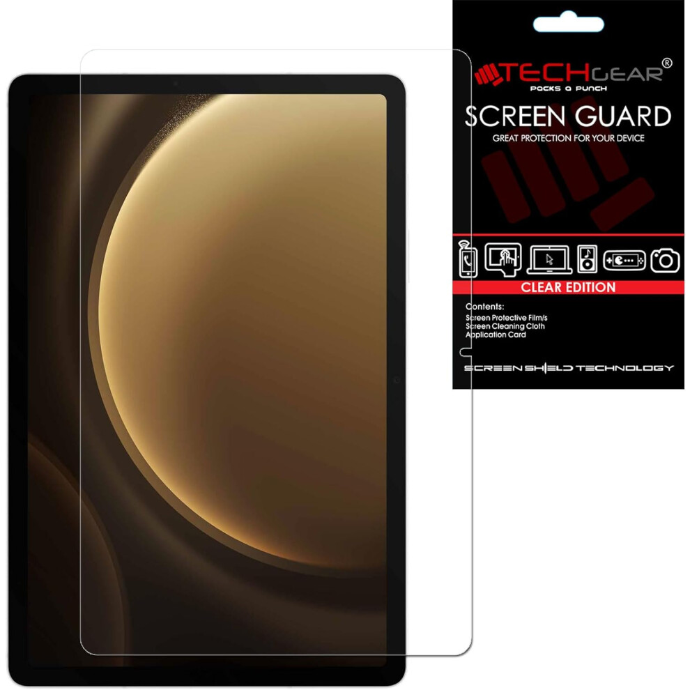 Techgear Clear Screen Protector For Samsung Galaxy Tab S9 Fe 10.9-Inch (Sm-X510/Sm-X516) Â Precise Fit, Hd Touchscreen 5056284476418