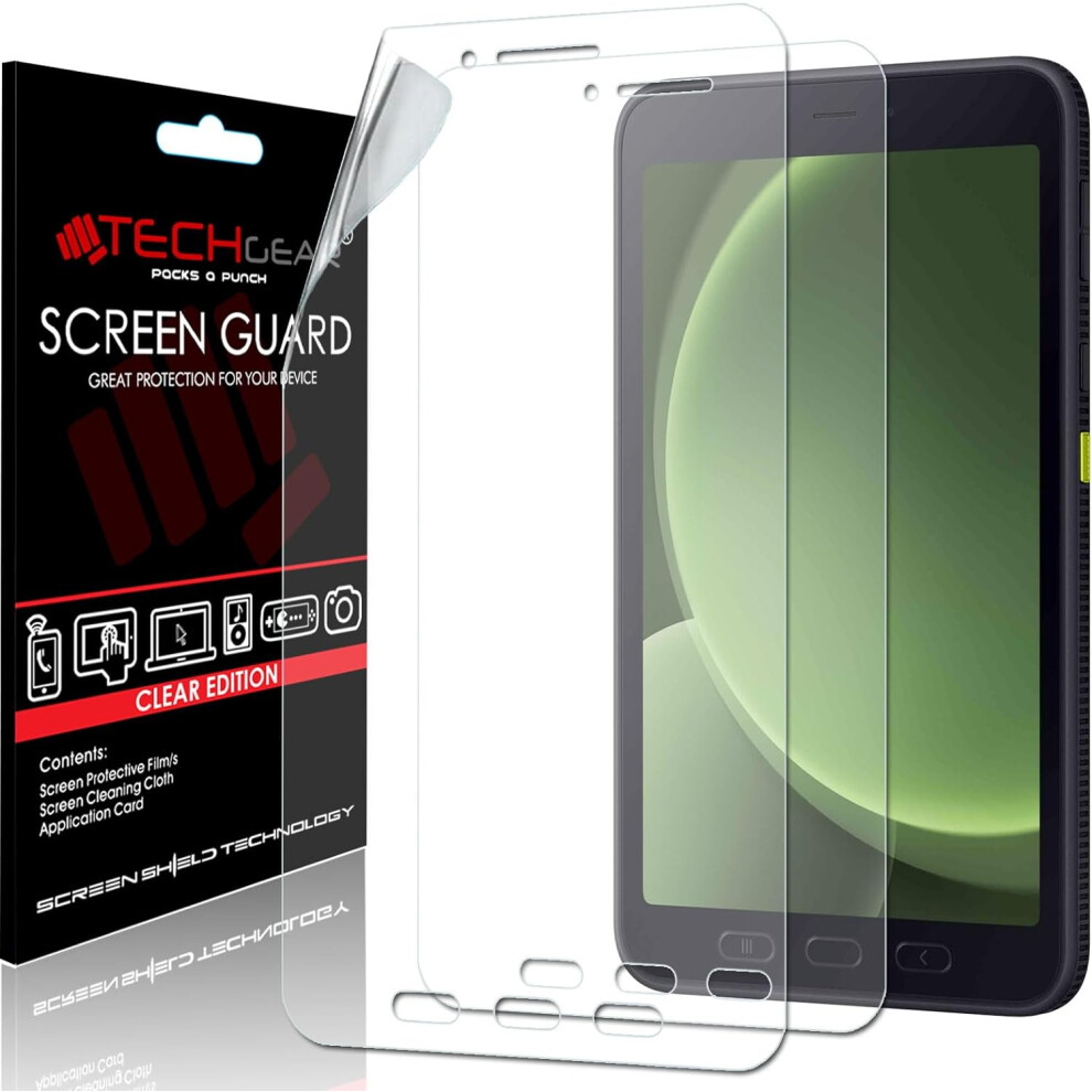 [2 Pack] Samsung Galaxy Tab Active 5 8.0" 2024 (SM-X306) Clear Film Screen Protectors