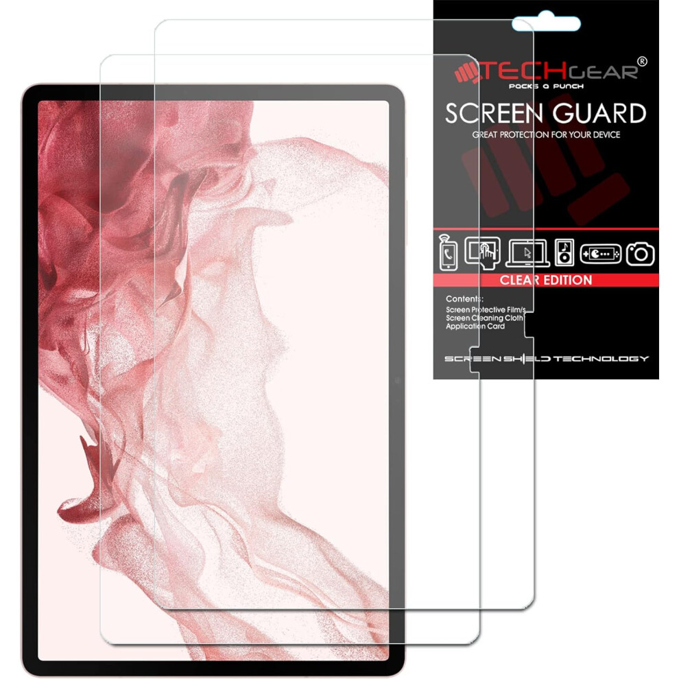 [2 Pack] Samsung Galaxy Tab S9 Plus 12.4" (SM-X810, SM-X816 Series) Clear Film Screen Protectors