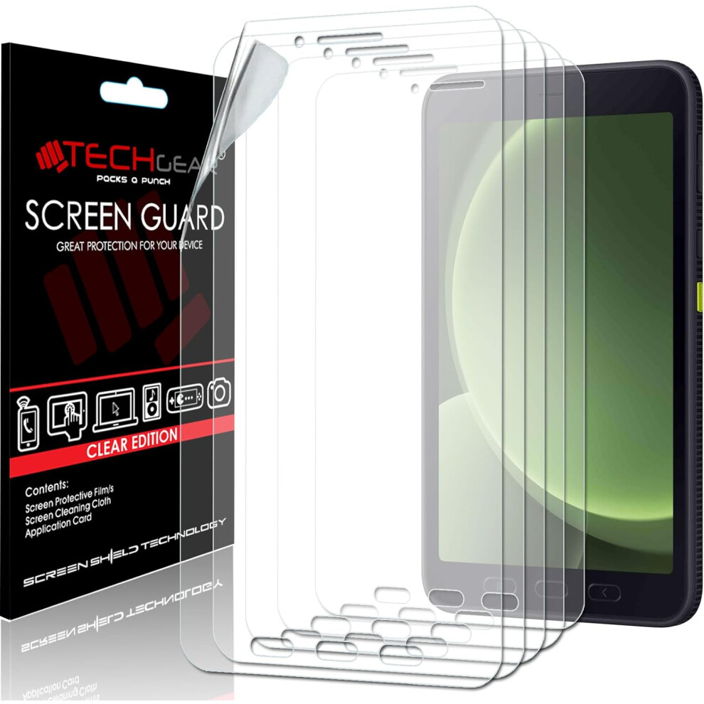 [5 Pack] Samsung Galaxy Tab Active 5 8.0" 2024 (SM-X306) Clear Film Screen Protectors