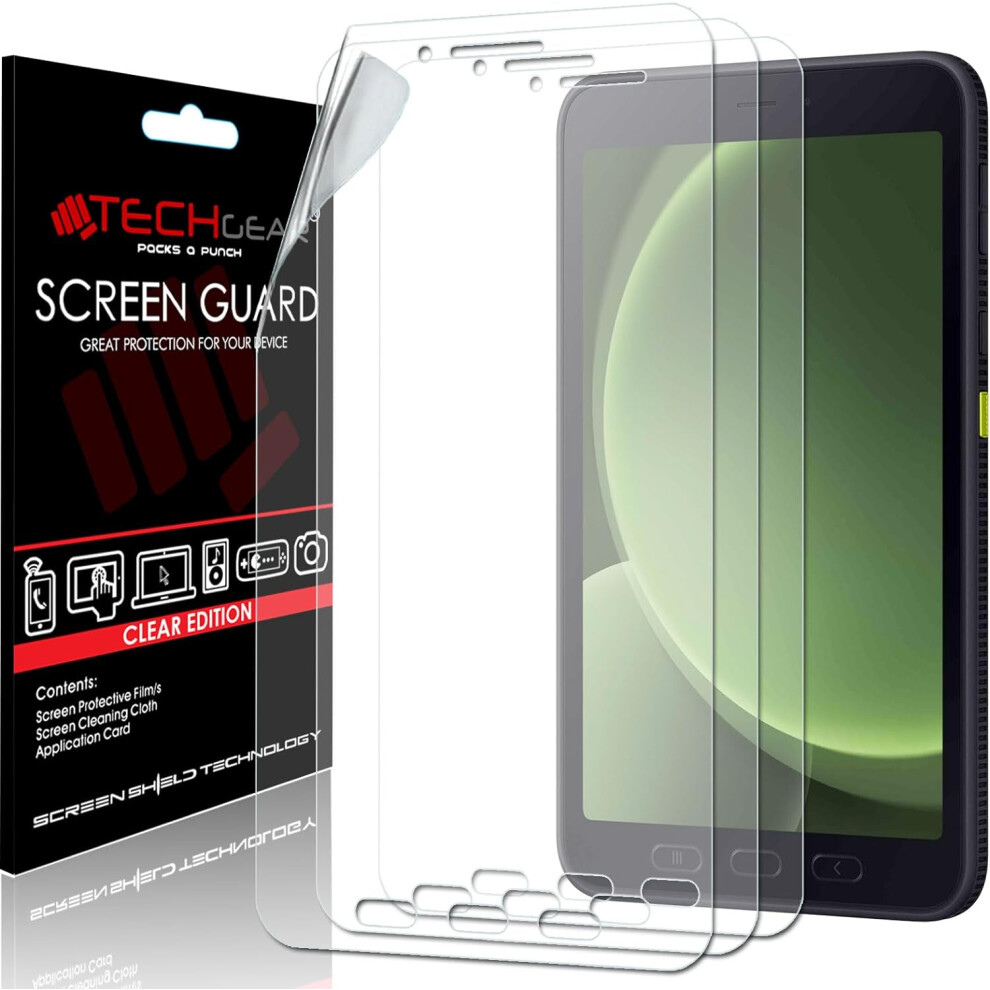 [3 Pack] Samsung Galaxy Tab Active 5 8.0" 2024 (SM-X306) Clear Film Screen Protectors