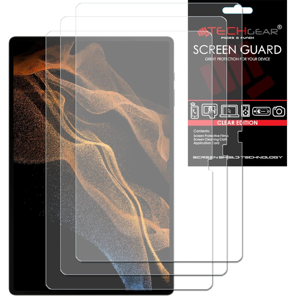 [3 Pack] Samsung Galaxy Tab S9 Ultra (SM-X910, SM-X916 Series) Clear Film Screen Protectors