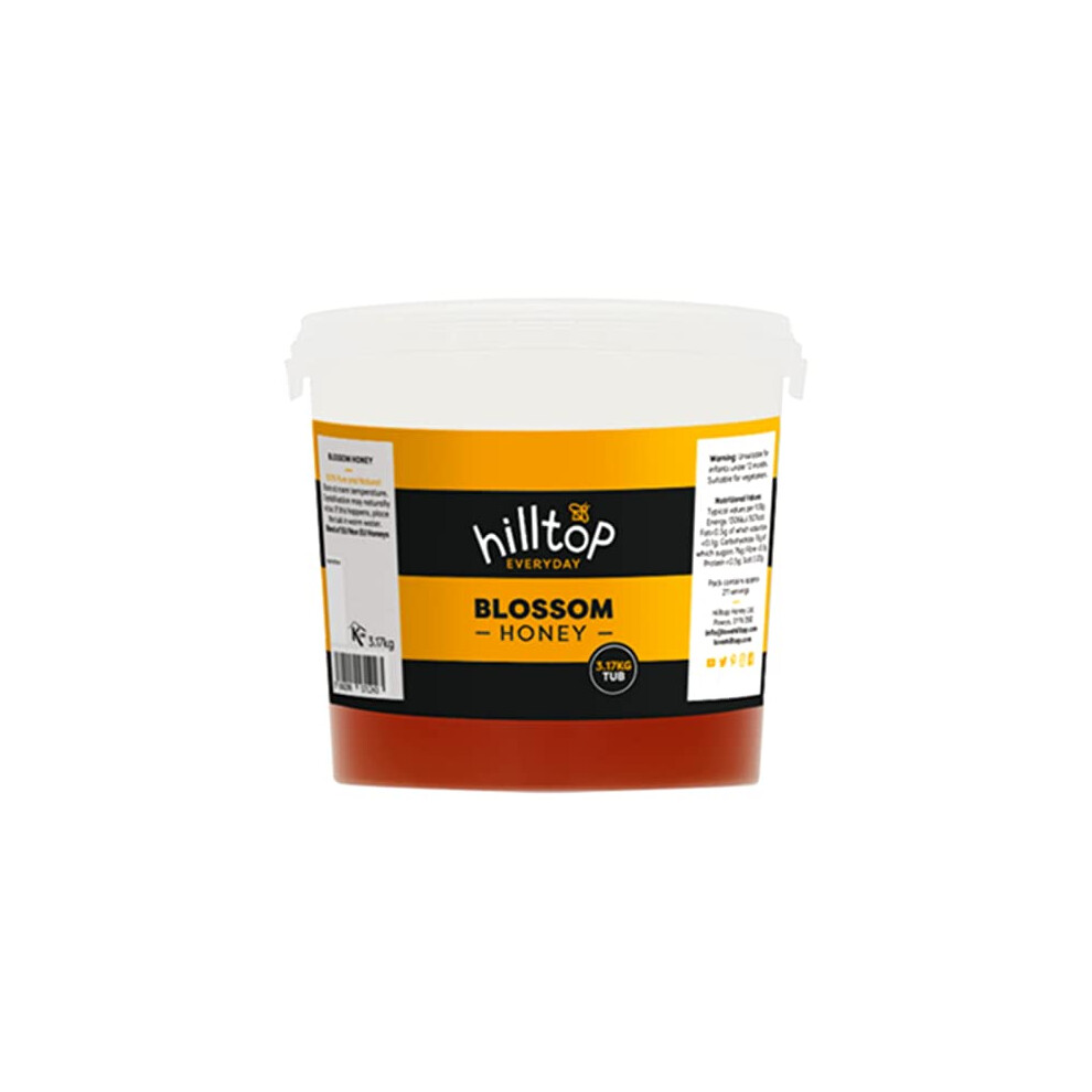 Hilltop Honey - Blossom Honey - Tub - 3.17kg