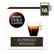 Nescafe Dolce Gusto Espresso Intenso Coffee Pods (Pack of 3, Total 48 Capsules)
