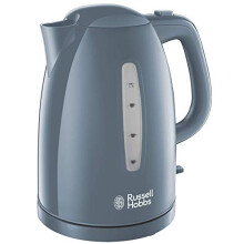 Russell Hobbs 21274 Textures Electric Kettle with Rapid Boil and Perfect Pour Spout, 1.7 Litre, Grey