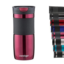 Contigo Byron Snapseal Travel Mug, Stainless Steel Thermal , vacuum flask, leakproof tumbler, coffee mug with BPA free Easy-Clean Lid, 470 ml,