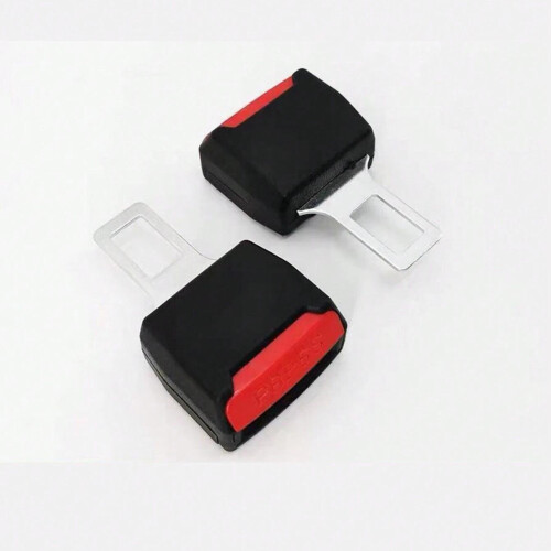 Extensão da fivela do cinto de segurança do carro 2Pcs Extensor do veículo Clipe 1