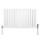 MonsterShop (600mm x 1020mm, White) Oval Column Designer Radiator & TRV Valves 3