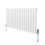 MonsterShop (600mm x 1020mm, White) Oval Column Designer Radiator & TRV Valves 2