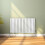 MonsterShop (600mm x 1020mm, White) Oval Column Designer Radiator & TRV Valves 5
