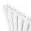 MonsterShop (600mm x 1020mm, White) Oval Column Designer Radiator & TRV Valves 9