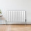 MonsterShop (600mm x 1020mm, White) Oval Column Designer Radiator & TRV Valves 10