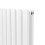 MonsterShop (600mm x 1020mm, White) Oval Column Designer Radiator & TRV Valves 11