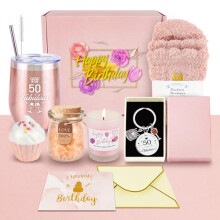 Epessa 50th Birthday Gifts for Women,Gifts for Women Birthday Unique,Womens Gifts for Birthday Turning 50,Personalised Birthday Hampers for