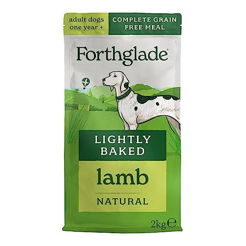 Forthglade Dry Dog Food, Lamb & Sweet Potato Lightly Baked Natural Dog Food, Grain Free Food for