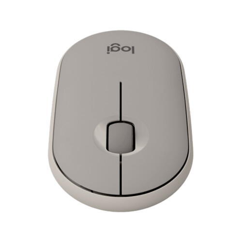 Logitech Logitech Pebble M350 Wireless Mouse - Grey, Bluetooth/USB, 1000 DPI, Silent Clicks, 18-Month Battery 1
