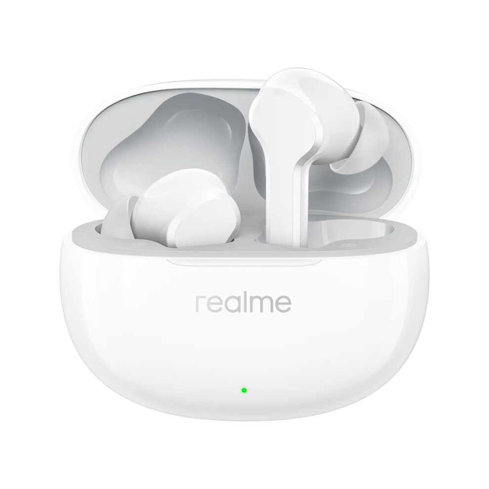 Earphones With Microphone Realme Buds T110 Earbuds Tws Bluetooth Earphones White 4853276056792