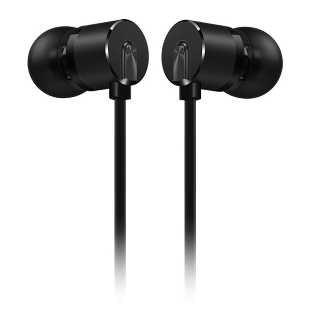 OnePlus Type-C Bullets with microphone, black earbud wired headphones