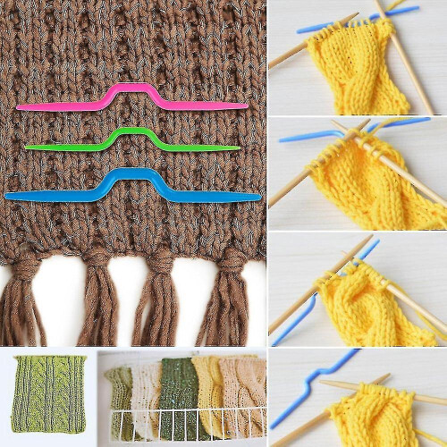63 Pcs Knitting Kit - Knitting Tools With Tool Kit Accessories Box And 2 Knitting Hooks 1