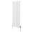 Οβάλ καλοριφέρ και βαλβίδες στήλης - 1600 mm x 480 mm - λευκό 1