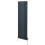 Οβάλ καλοριφέρ με βαλβίδες – 1800 mm x 480 mm – ανθρακί-γκρι 1