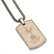 Tottenham Hotspur FC Stainless Steel Icon Engraved Dog Tag & Chain