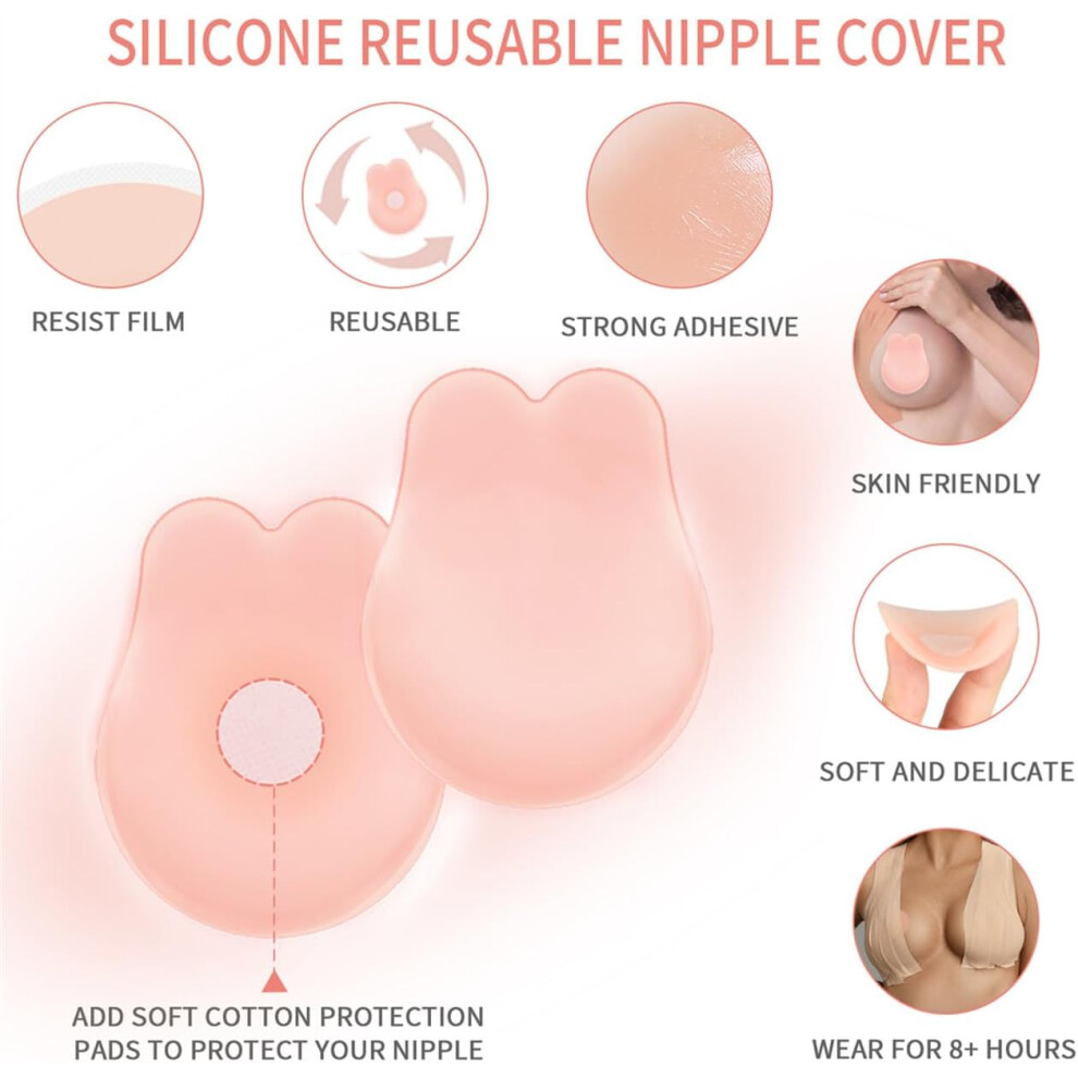 Deilin Boob Tape Straps Boobtapes Large Breast Breast Tape for Dresses Booby Tape 2pcs Lift Tape Large Breasts A G Cup Tit Bra Tape Under Clothing