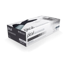 Unigloves Black Pearl Nitrile Examination Gloves Multipurpose Powder Free and Latex Free Disposable Gloves Box of 100 Gloves Black Medium GP0033