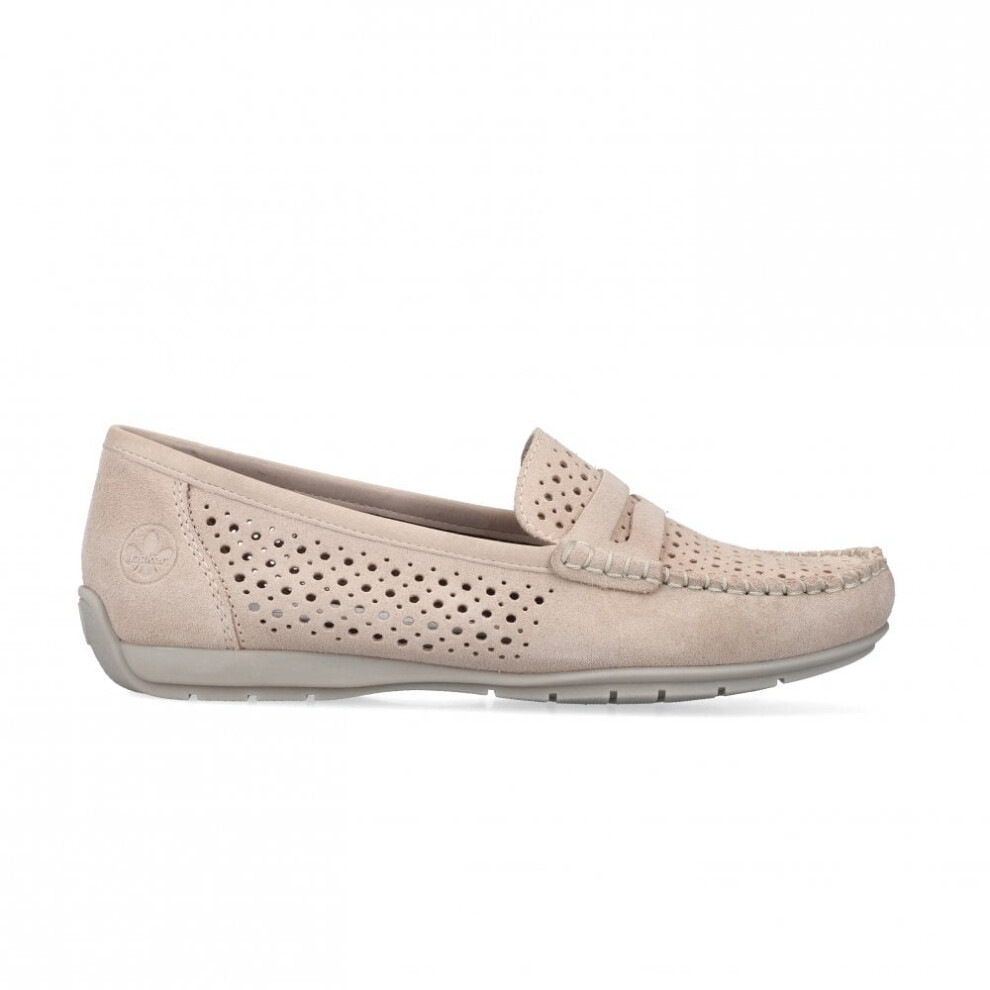 (8 (Adults')) 40263-31 | Light Rose | Womens Loafer Shoes