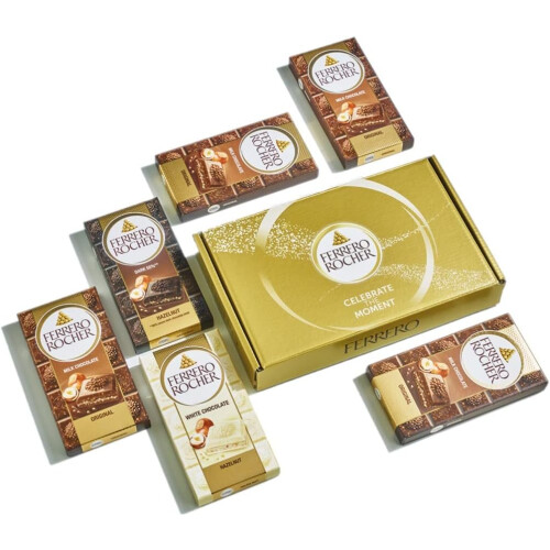 Ferrero Rocher Ferrero Rocher, Chocolate Bundle Gift Box 90g Each( PACK of 6)