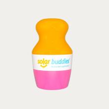 Solar Buddies Sonnencreme-Applikator - Pink - Nachfüllbarer Roll-On-Schwamm für Kinder & Familien