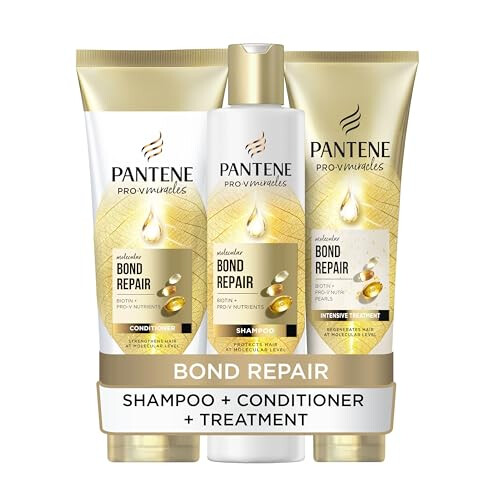 Bond Repair Shampoo and Conditioner Set with Deep Conditioning Hair Mask Treatment for Dry Damaged Hair, Hair Care Gift Set with Shampoo 250ml +