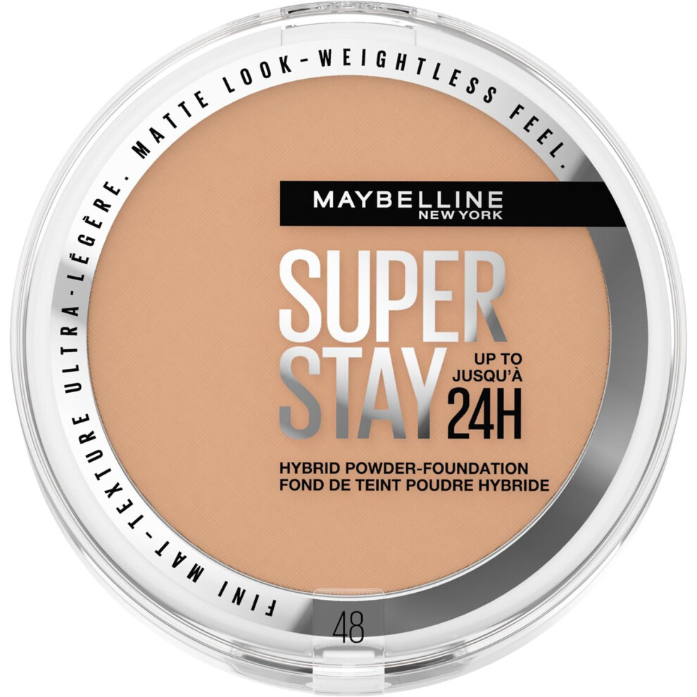 Powder Foundation, Long-lasting 24H Wear, Medium to Full Coverage, Transfer, Water & Sweat Resistant, SuperStay 24H Hybrid Powder Foundation, 48-image-OPC-PDSJBW7-NEW