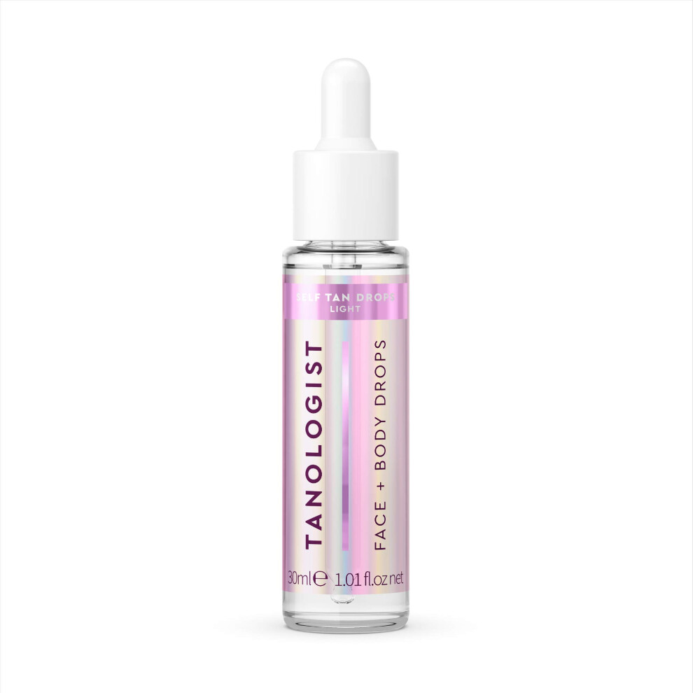Tanologist Light Self Tan Drops (30 Ml) Add Self Tanning Drops To Skin Care For Sensitive Skin Dermatologist Approved Clean Ingredients & Vegan